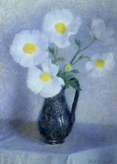 Procter: Still life with White Poppies in a Jug