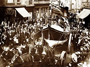 Barnsley: Lifeboat procession, Barnsley, early 1900s