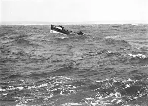 Hayle: Lifeboat returning to harbour, St Ives, Cornwall