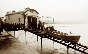 Stilts: Lifeboat Station, Carrickfergus, Ireland, early 1900s