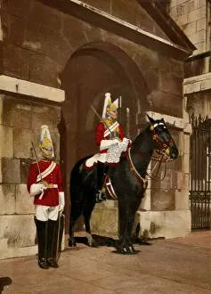 Sentries: Lifeguard sentries, Horse Guards, Whitehall, London