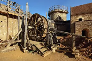 Novo: Lifting gear, Chateau de Guedelon, Treigny, Burgundy, France