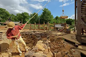Novo: Lifting gear, Chateau de Guedelon, Treigny, Burgundy, France