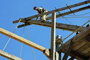 Novo: Lifting gear, Chateau de Guedelon, Treigny, Burgundy, France