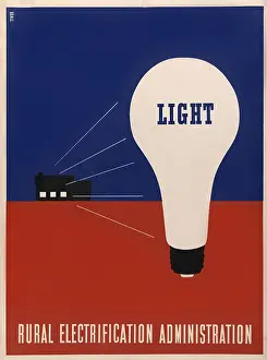 Electrification: Light bulb - electrification - rural - government