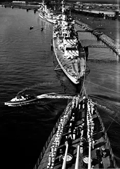 Cruisers: Light cruisers in Swinemunde, 1934