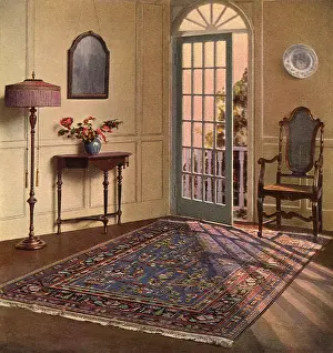 Furnished: Light on Persian Rug