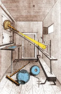 1685: Light Projection Through Telescopic Lens, 1685