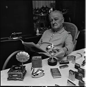 Lighters: Lighter, Karel Zezula, collector, swan, gramophone, boat