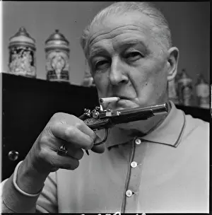 Lighters: Lighter, Karel Zezula, collector, pistol, cigarette