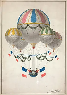 Balloonists: A lighter-than-air craft, consisting of one large balloon an