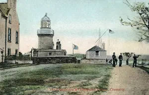 Highland: The Lighthouse and Coastguard Station, Cromarty, Scotland