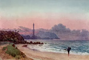 Promontory: Lighthouse, Genoa, Italy
