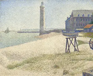 Seurat: The Lighthouse at Honfleur, by Georges Seurat