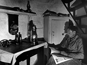 Guardroom: Lighthouse keeper in his tower in Fire Island