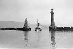 Lindau: Lighthouse of Lindau, 1913