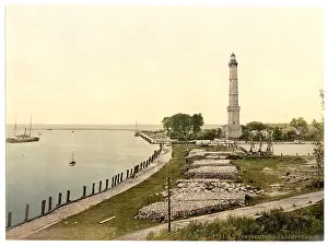 Swinemunde: Lighthouse, Swinemunde, Pommeraina, Germany (i.e. Swinoujsc