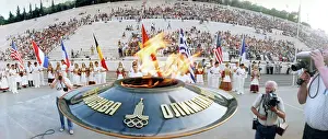 Relay: Lighting ceremony of Olympic flame in Olympia, 1980