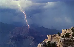Chasm: Lightning Bolt Over the Grand Canyon