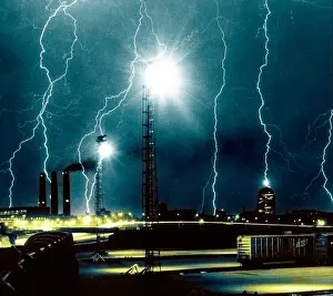 Intense: Lightning Storm Over Boston