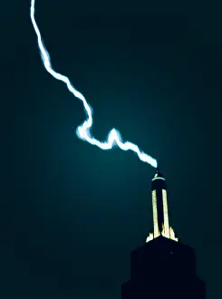 Intense: Lightning Strikes Empire State Building, 1934