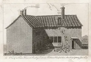 Pantiles: LIGHTNING STRIKES HOUSE