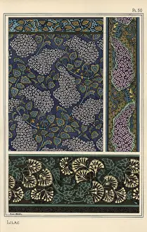 Grassets: Lilac in art nouveau patterns