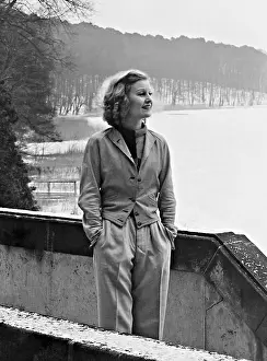Griebnitzsee: Lilian Harvey, 1936