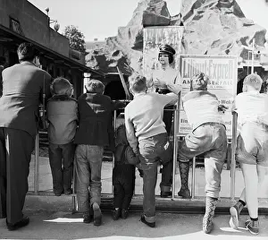 Liliput: Liliput-Express. Prater. Vienna. 1958. Photograph by Bar