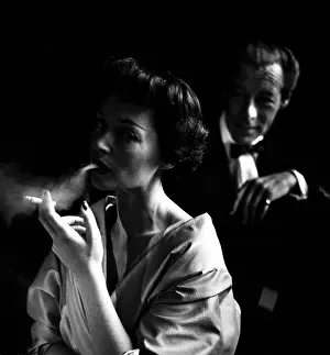 Exhale: Lilli Palmer, half-length portrait, facing ?