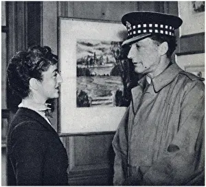 Iln - Consolidated Archive Holdings Ltd: Lillian Browse and Lord Methuen at Red Cross exhibition