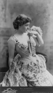 Langtry: Lillie Langtry (1853-1929), in AS IN THE ?