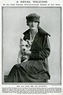 Bullough: Lily Elsie and dog