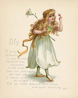 Personified: Lily / Language of Flowers