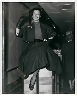 Pons: Lily Pons, operatic soprano, on QE II