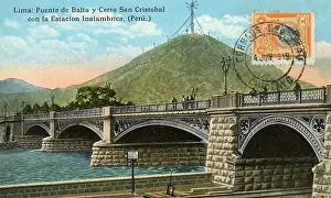 Cristobal: Lima, Peru - Balta Bridge and the San Cristobal Hill