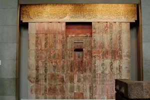 Writen: Limestones false door of Ptahshepses. Egypt