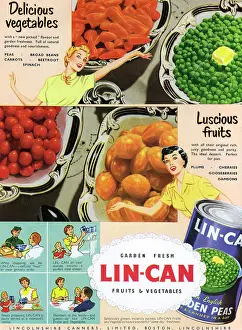 Mealtime: Lin-Can advertisement, 1953