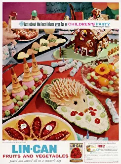 Gingerbread: Lin-Can fruits advertisement