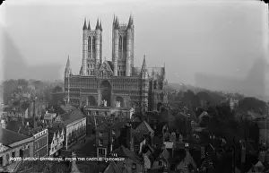 Rooftops: Lincoln Cathedral from the Castle