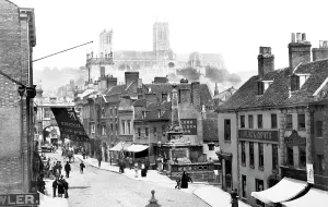 Stonebow: Lincoln, the Cathedral and Stonebow 1890
