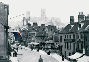Stonebow: Lincoln, the Cathedral and Stonebow 1890