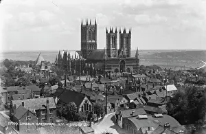 Rooftops: Lincoln Cathedral and Surrounding Town