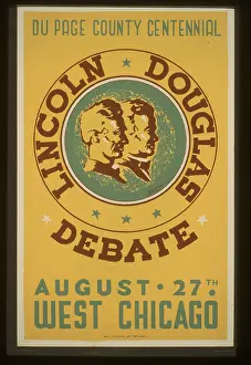 Reenactment: Lincoln Douglas debate Du Page County Centennial, August 27t