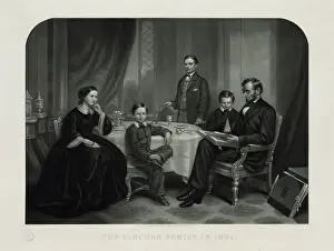 C1873: Lincoln family in 1861