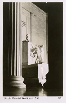 Scuplture: The Lincoln Memorial, Washington, D. C