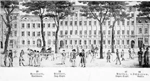 1834: Under the Linden in Berlin, around 1835