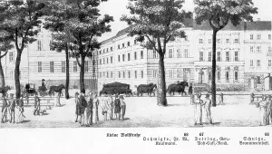 1834: Under the Linden in Berlin, around 1835