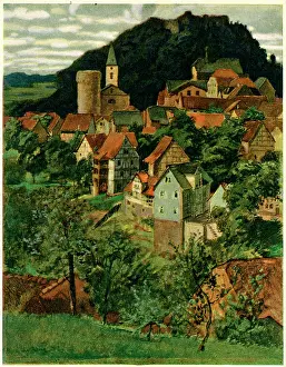 Odenwald: LINDENFELS 1906