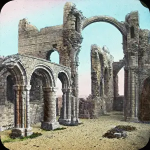 Lindisfarne: Lindisfarne Priory, Holy Island, Northumberland, England